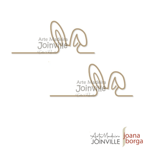 APLIQUE PÁSCOA COELHO 06 (ORELHINHAS)