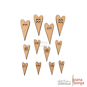 BOTÕES 02 (CORAÇÃO 2) (Cod. 200308)