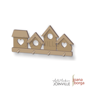 CABIDEIRO/PORTA-CHAVES (Casinha 03)