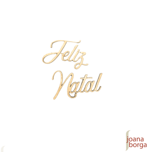 FELIZ NATAL 06 (ESCRITA) - M 5X7,4 CM