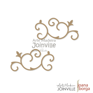 APLIQUE ARABESCO 01 - G