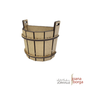 MEIO BALDE DE MADEIRA (Tina)