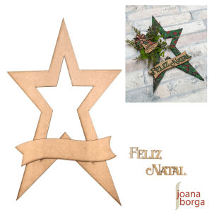 KIT ESTRELA COUNTRY DE NATAL COM SINO