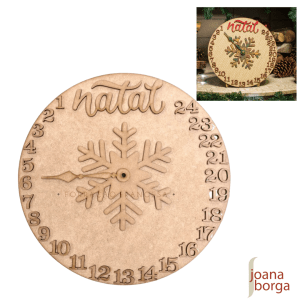 RELÓGIO DO ADVENTO (CALENDARIO DE NATAL)