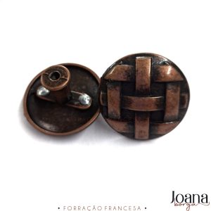 PUXADOR TORTA - COBRE VELHO