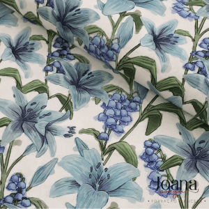 TECIDO DIGITAL LIRIOS