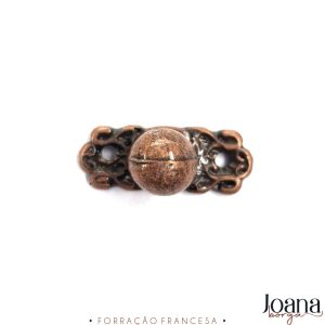 PUXADOR/PÉZINHO BOLINHA - COBRE VELHO