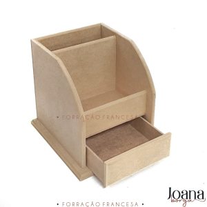 PORTA TRECO COM GAVETA NA BASE