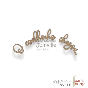 O COELHINHO CHEGOU (ESCRITA)