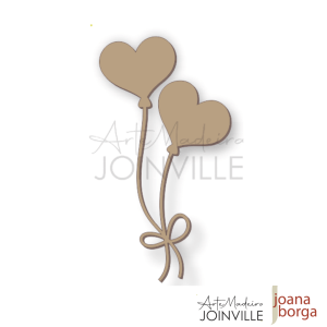 APLIQUE CORAÇÃO 04 (Balões) - P