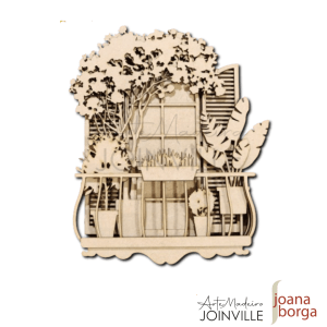 JANELA 3D (Jardim na Sacada)