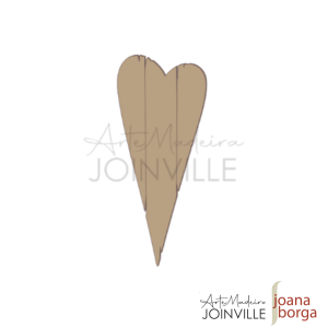 PLACA RÚSTICA 15 (Coração)