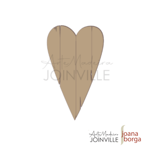 PLACA RÚSTICA 14 (Coração)