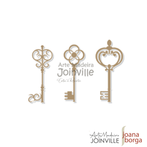 APLIQUE CHAVES 14 M