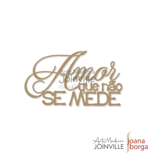 AMOR QUE NÃO SE MEDE (Escrita 02) P