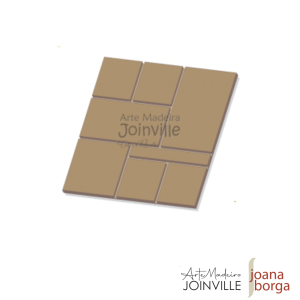 QUADRO SCRAP MOSAICO 01 (Quadrado)