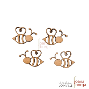 KIT ABELHA E MEL 09 (Abelhinhas) 4-UNIDADES