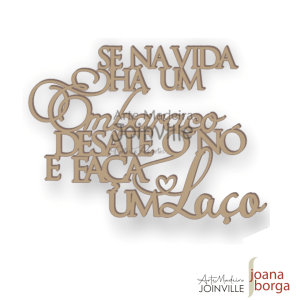 SE NA VIDA HÁ UM EMBARAÇO... (Escrita)