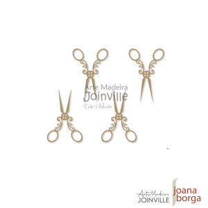 APLIQUE BOTÕES 04 (Tesoura 02)