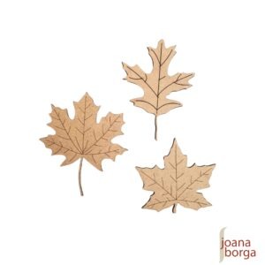 APLIQUE FOLHAS PLATANO TRIO