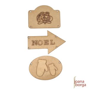 CONJUNTO DE PLACAS NATAL (NOEL)