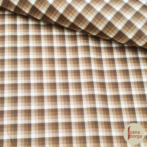 TECIDO DIGITAL XADREZ MARROM (PANO PRA MANGA)