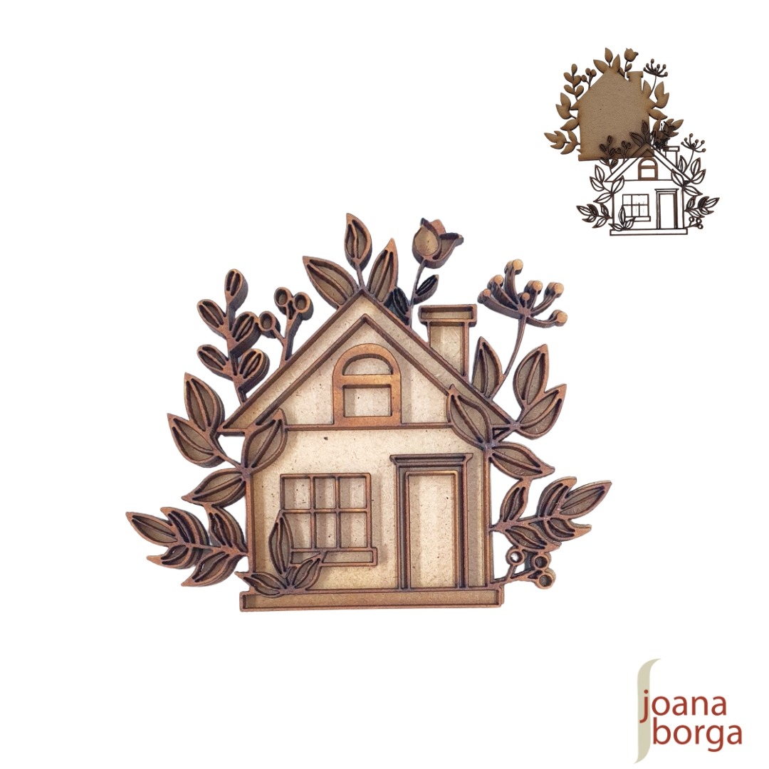 APLIQUE CASINHA TRIANGULAR COM CHAMINE – 10x8cm