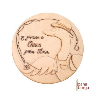 PLACA GANSA PESCADOR