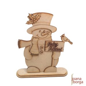 BONECO DE NEVE DE BALCÃO