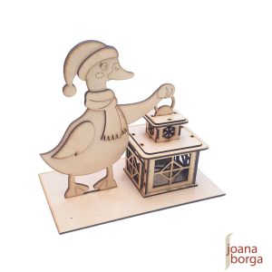 PORTA VELA GANSA DE NATAL LUMINÁRIA