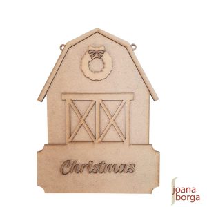 PLACA CELEIRO DE NATAL