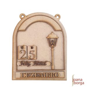 PLACA NATAL 25 DE DEZEMBRO