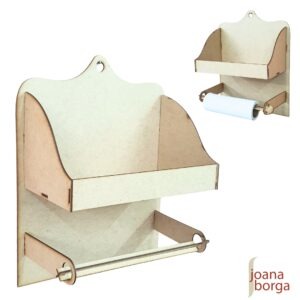 PORTA CONDIMENTO FECHADO E ROLO PAPEL TOALHA
