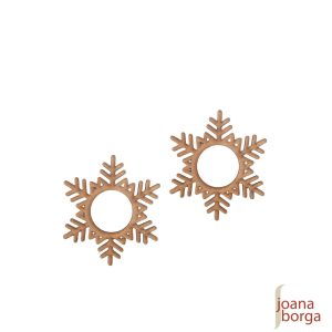 PORTA-GUARDANAPOS NATAL (FLOCO DE NEVE)