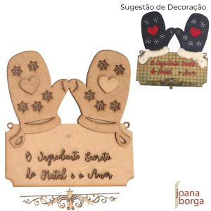 PLACA LUVA DE NATAL INGREDIENTE