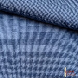 TECIDO PIED POULE XADREZ AZUL
