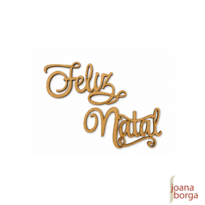 FELIZ NATAL (PALAVRA CURSIVA)