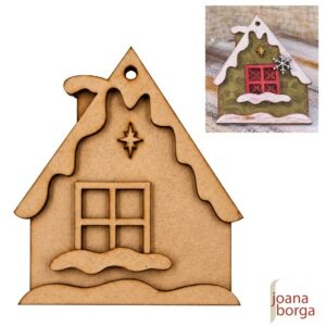 CASINHA NATAL JANELA E NEVE