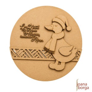 PLACA GANSA DE NATAL