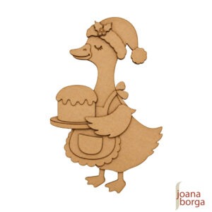 GANSA COM PANETONE G - APLIQUE COM SOBREPOSIÇÃO