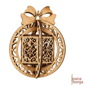 LUMINÁRIA BOLA COM LAÇO