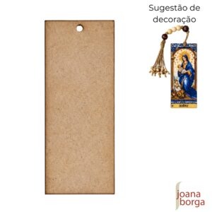 PLACA TAG RETANGULAR VERTICAL