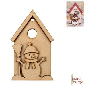 CASINHA NATAL BONECO DE NEVE