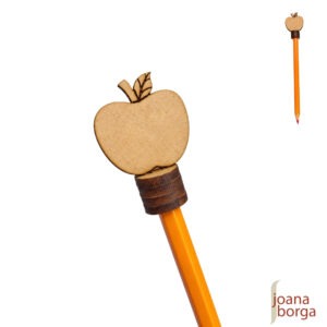 PONTEIRA PARA LÁPIS / CANETA - MAÇÃ