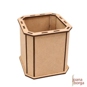 PORTA TRECO - LÁPIS - PINCEL SEXTAVADO